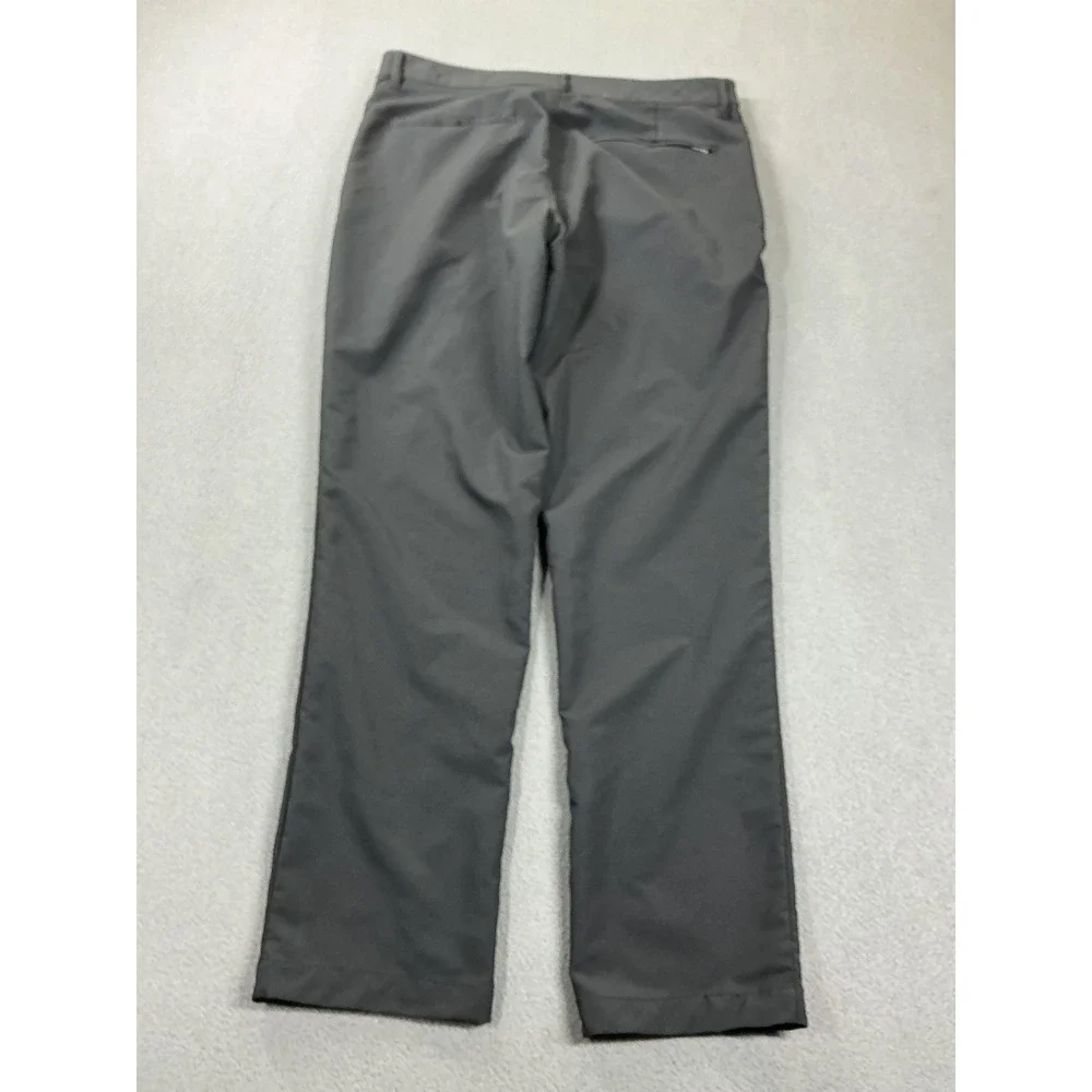 Banana‎ Republic Core Temp Chino Pants Mens 34x32 Dark Gray Slim Straight Tech